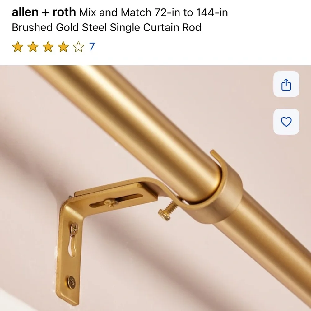 Alan & Roth Brushed Hold Rods - Picture 2 of 4